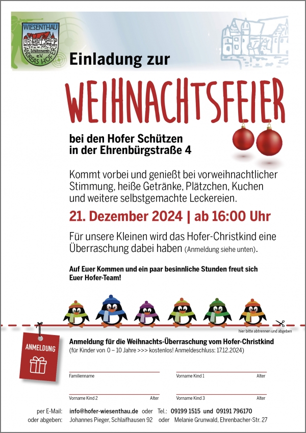 Weihnachtsfeier