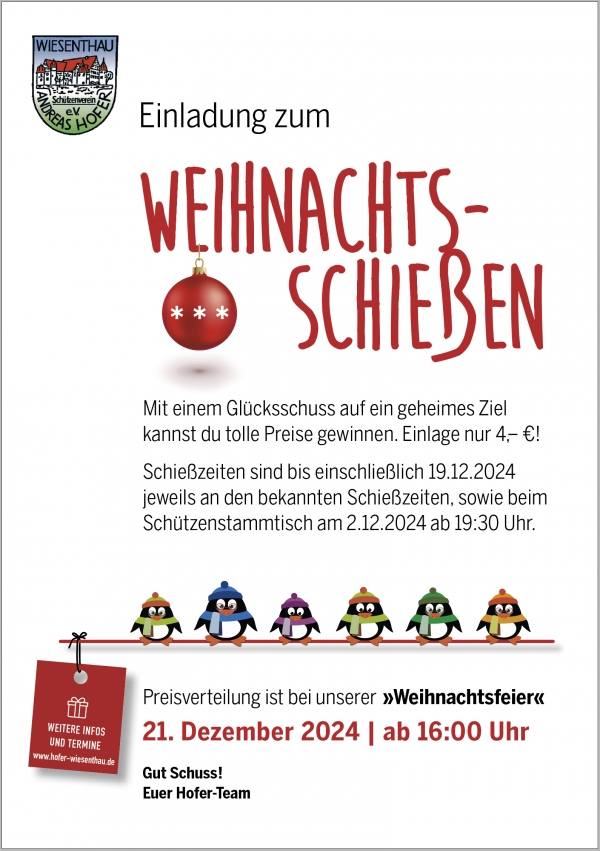 Weihnachtsschießen