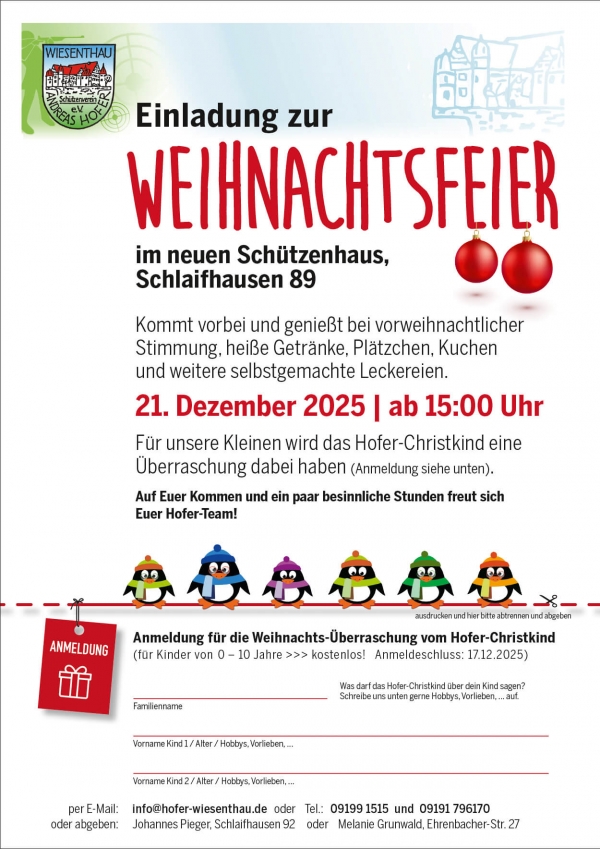 Weihnachtsfeier 2025